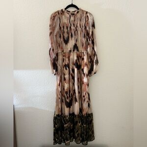 Elegant Multicolor Maxi Dress